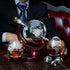 Whiskey Decanter Globe Set with Ball & Glasses